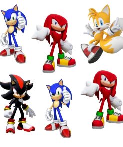 Sonic Theme Cutout (6 inches/250 GSM Cardstock/Mixcolour/12Pcs)