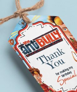 The Ant Bully Theme Thank You Cards & Return Gift Tags - 30Pcs, 2x3.5, 250 GSM Cardstock (The Ant Bully)
