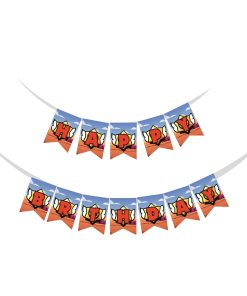 Brawl Stars Theme Happy Birthday Banner (6 Inches/250 GSM Cardstock/Mixcolour/13Pcs)