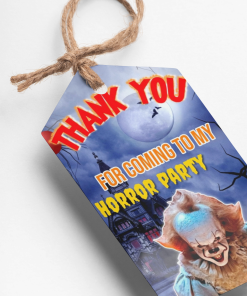 Horror Theme Thank You Cards & Return Gift Tags - 30Pcs, 2x3.5, 250 GSM Cardstock, Green & Black (Horror1)